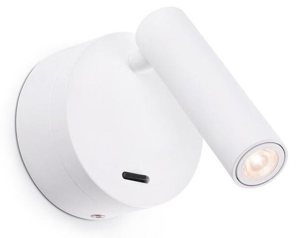 BOC nástěnná lampa na čtení, bílá - FARO