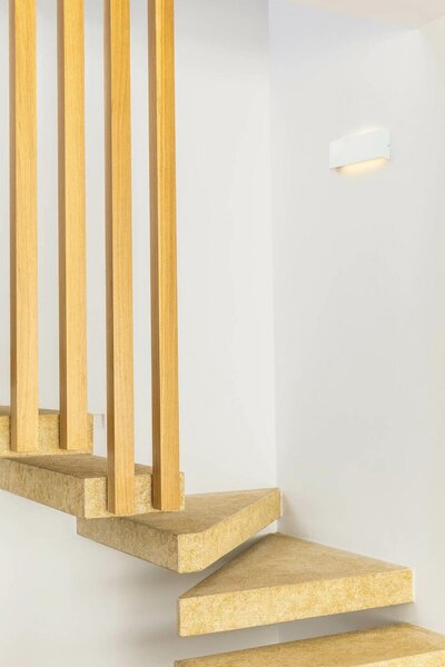 NASH 370 nástěnná lampa, bílá, 16W - FARO