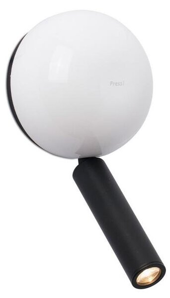 PRESS nástěnná lampa na čtení, bílá - FARO
