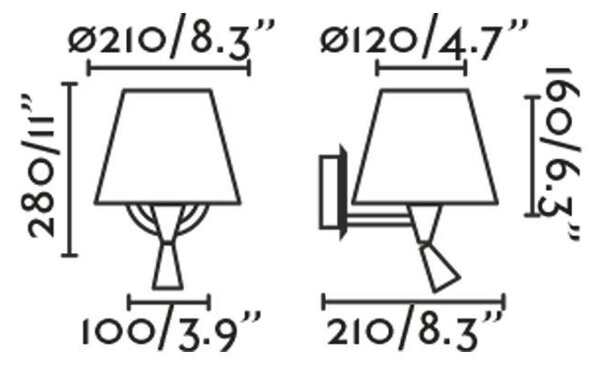 SUMBA černá/ratan nástěnná lampa se čtecí lampičkou - FARO