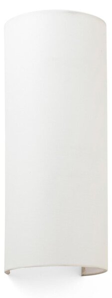COTTON R kruhová nástěnná lampa, béžová, vertikální 2L - FARO