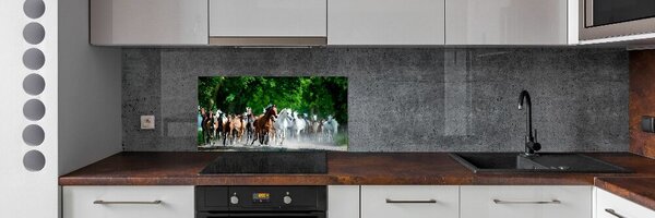 Panel do kuchyně Koně ve cvalu pksh-67489944