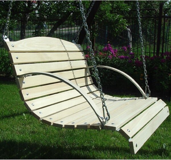Hollywoodská houpací lavice pro zahradní houpaku Houpací lavice 90 cm devná houpaka 10908