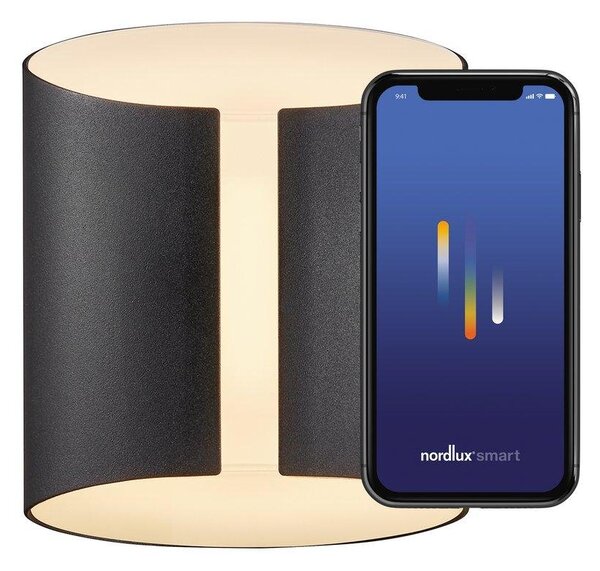 NOR 2118201003 Grip Smart venkovní nástěnné svítidlo černá - NORDLUX
