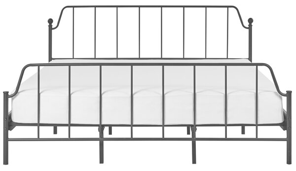 Postel Kov MAURESSAC 180 x 200 cm Černá