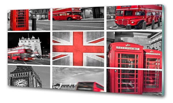 Dekorační panel sklo Koláž Londýn pksh-67924955