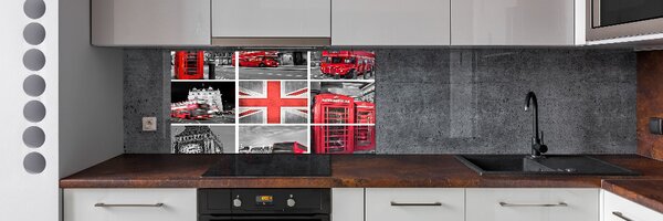 Dekorační panel sklo Koláž Londýn pksh-67924955