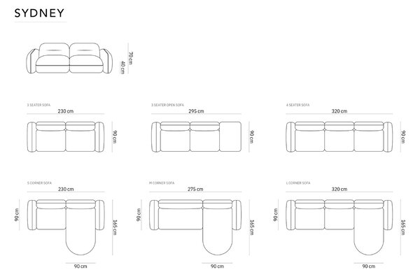 -25 % Dny MOMENTI– Cosmopolitan Design Růžová sametová rohová pohovka Sydney 320 cm, levá