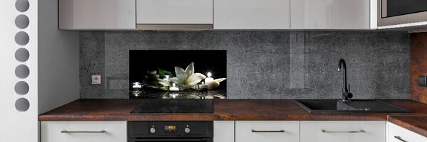 Dekorační panel sklo Bílá lilie pksh-68147040