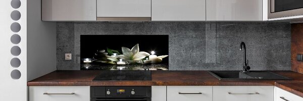 Dekorační panel sklo Bílá lilie pksh-68147040