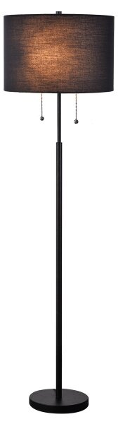 Stojací lampa FOGO 2xE27/15W/230V černá