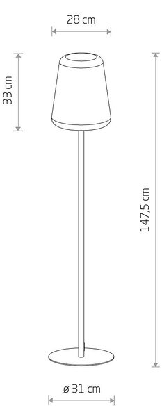 Venkovní lampa Nowodvorski 10105 PATIO