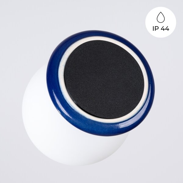 Sollux SL.1896 - Koupelnové nástěnné svítidlo ZORI 1xG9/8W/230V IP44 modrá