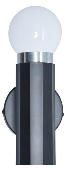 ITALUX WL-33849-1-BK - Nástěnná lampa MACERA 1xE27/40W/230V černá