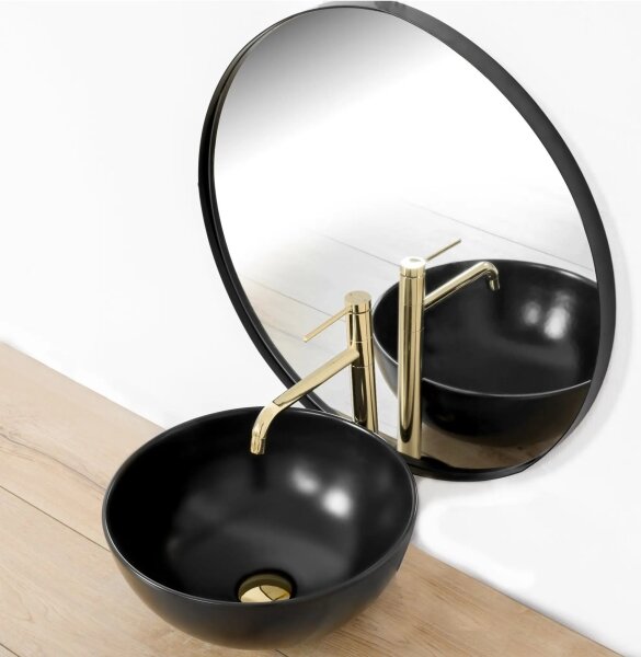 REA-B5002 - Umyvadlová baterie LUGANO 34 cm zlatá