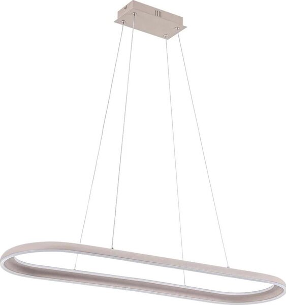LED Lustr na lanku CASHMERE LED/80W/230V 30x100 cm béžová