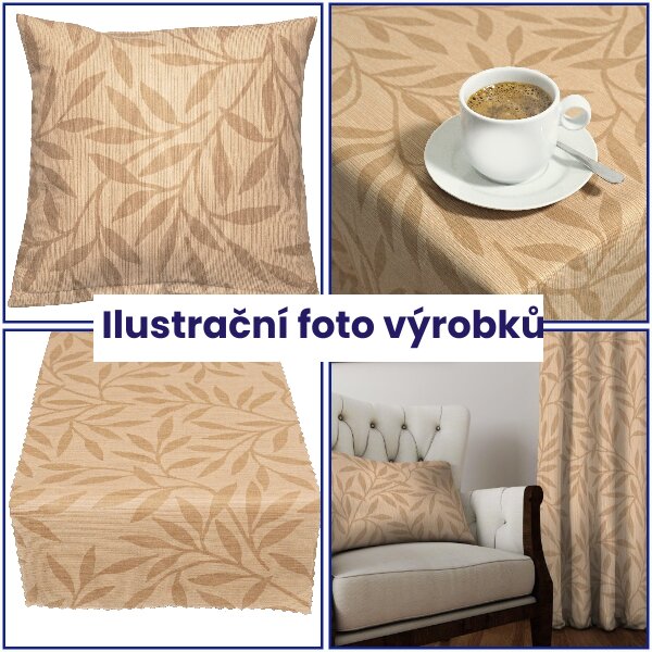 Ubrusy a běhouny SOFT 70x70 Vypalovaná vlnka