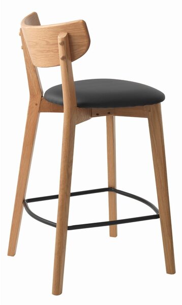 Barová židle z dubového dřeva Unique Furniture Pero