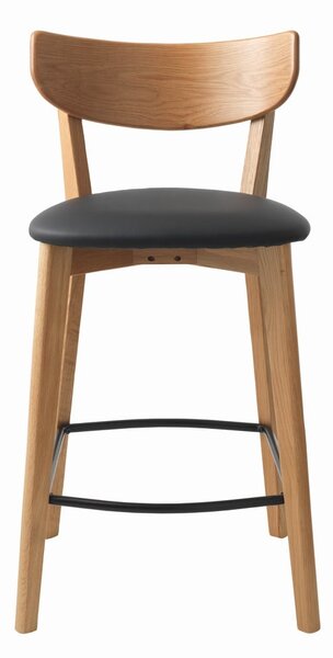 Barová židle z dubového dřeva Unique Furniture Pero
