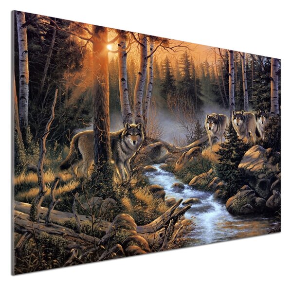 Panel do kuchyně Smečka vlků pksh-68897163