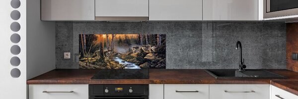 Panel do kuchyně Smečka vlků pksh-68897163
