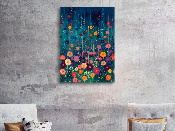 TIŠTĚNÉ OBRAZY NA PLÁTNĚ, krajina a příroda, květiny, podzim, 50/70 cm Monee - Umělecký tisk