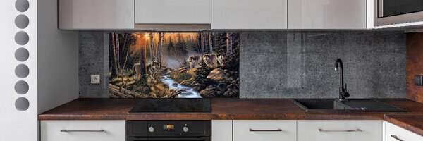 Panel do kuchyně Smečka vlků pksh-68897163