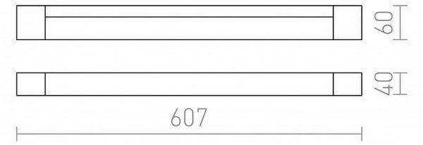 Nástěnné svítidlo PERISA nástěnná bílá 230V G5 14W IP44 - RED - DESIGN RENDL