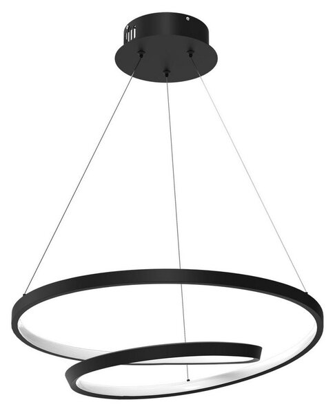 Milagro LED Lustr na lanku LUCERNO LED/48W/230V černá MI1959