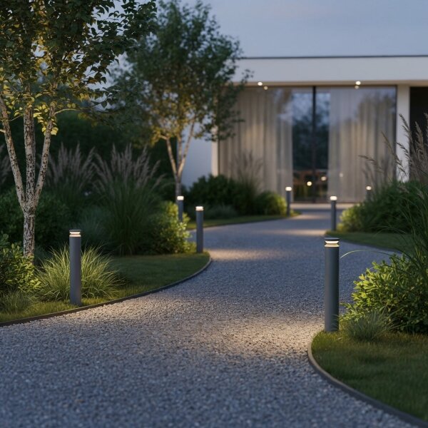 Ideal Lux - LED Venkovní lampa BOEING LED/14W/230V pr. 70 cm IP65 antracit