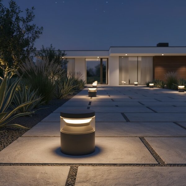 Ideal Lux - LED Venkovní lampa BOEING LED/14W/230V 15 cm IP65 hnědá