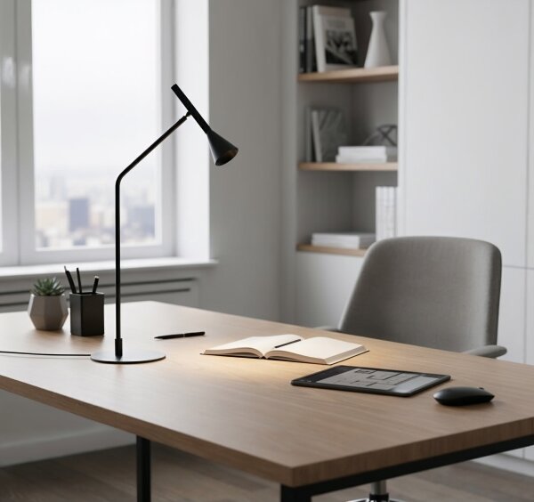 Ideal Lux - LED Stmívatelná stolní lampa DIESIS LED/6,5W/230V CRI 90 černá