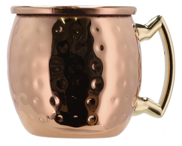 Ocelové hrnky v sadě 4 ks v měděné barvě 80 ml Moscow Mule – Lyngby Glas