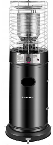 Plynový topný slunečník 11kW zářič s krytem Bauerkraft