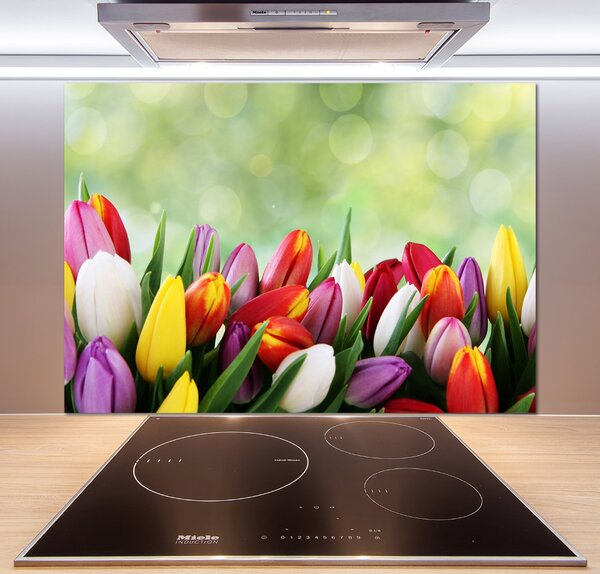 Panel do kuchyně Barevné tulipány pksh-69344290
