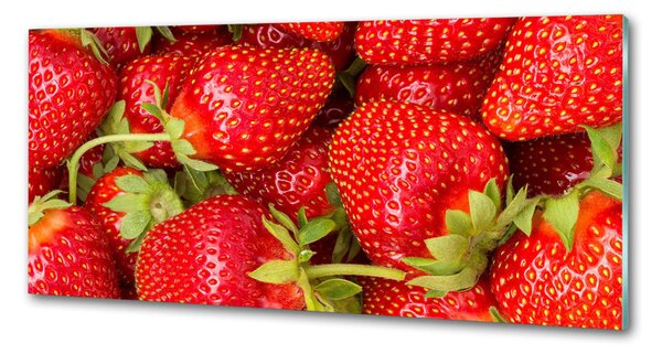 Skleněný panel do kuchynské linky Jahody pksh-69456744