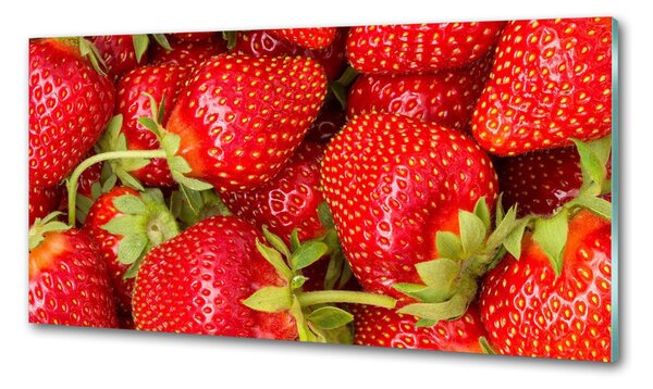 Skleněný panel do kuchynské linky Jahody pksh-69456744