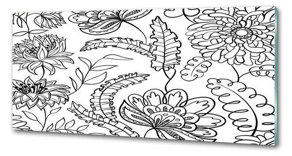 Panel do kuchyně Květinový vzor pksh-69660119