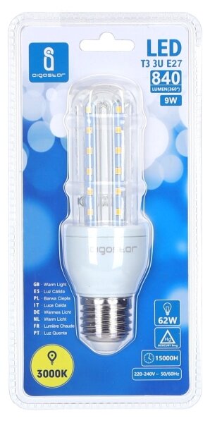 LED Žárovka E27/9W/230V 3000K - Aigostar