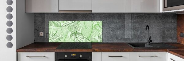 Dekorační panel sklo Listí vzor pksh-69861578