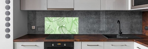 Dekorační panel sklo Listí vzor pksh-69861578
