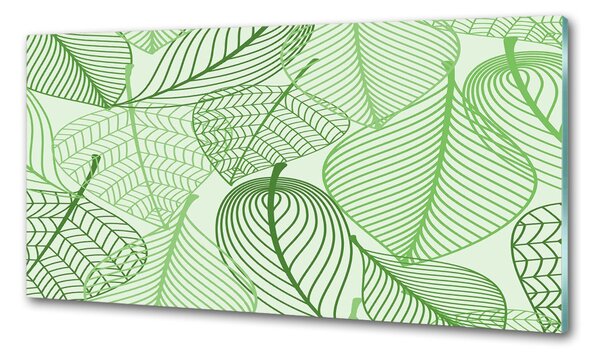 Dekorační panel sklo Listí vzor pksh-69861578