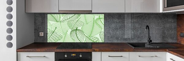 Dekorační panel sklo Listí vzor pksh-69861578