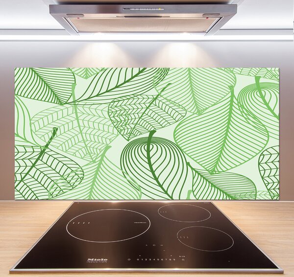 Dekorační panel sklo Listí vzor pksh-69861578