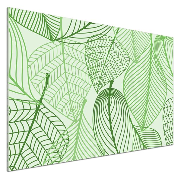 Dekorační panel sklo Listí vzor pksh-69861578
