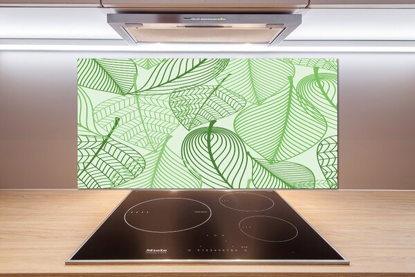 Dekorační panel sklo Listí vzor pksh-69861578