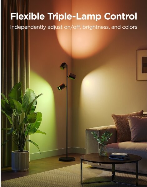 Govee - LED RGBICWW Stmívatelná stojací lampa TREE MATTER LED/48W/230V Wi-Fi