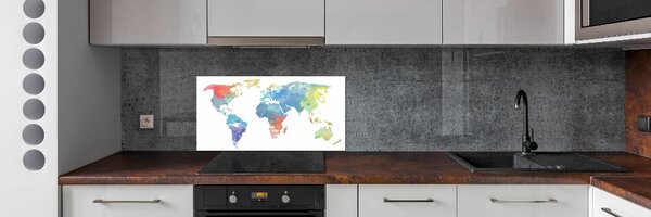 Dekorační panel sklo Mapa světa pksh-69891500