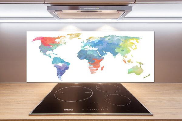 Dekorační panel sklo Mapa světa pksh-69891500