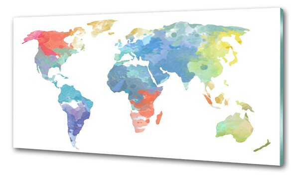Dekorační panel sklo Mapa světa pksh-69891500